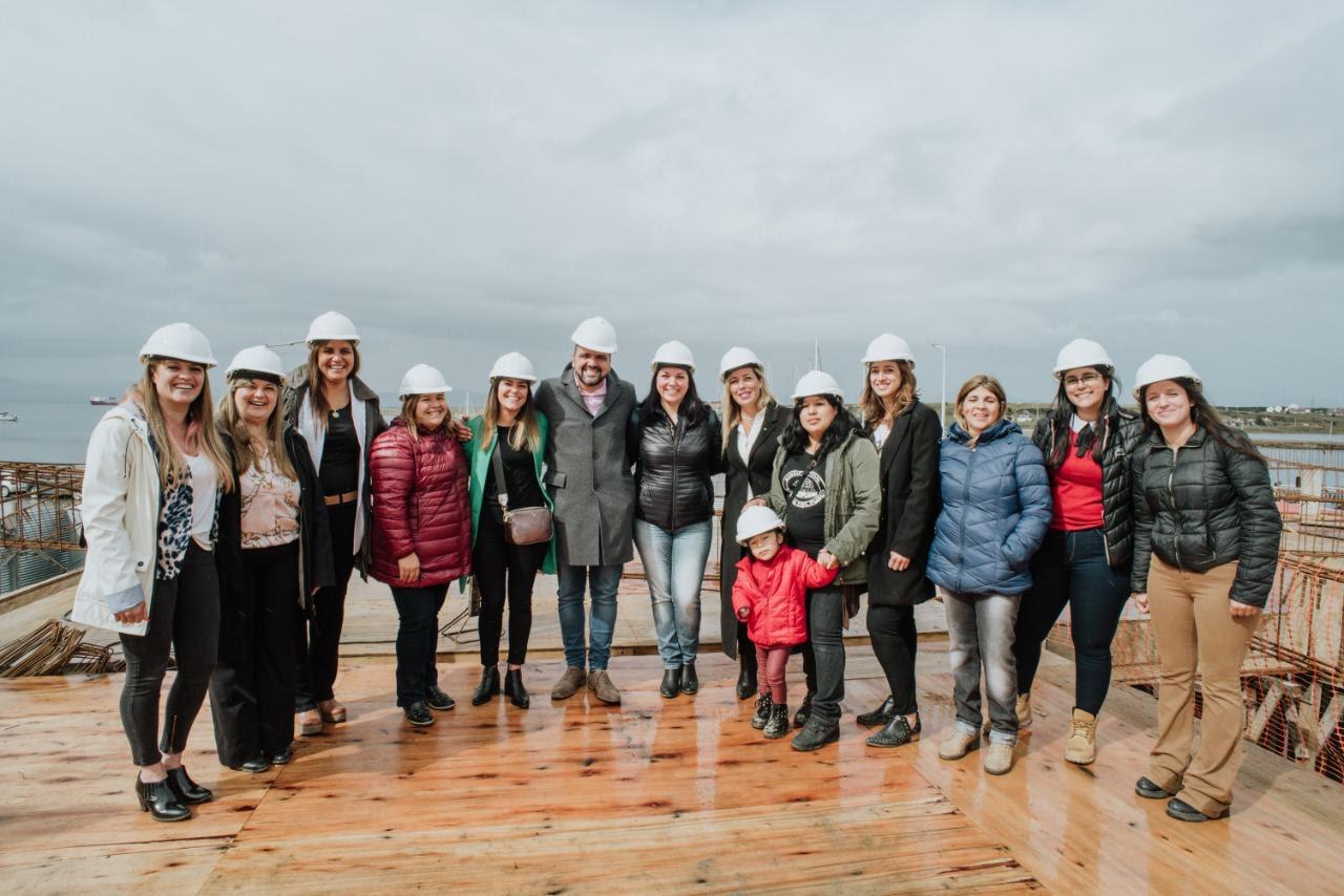 Vuoto recorrió los avances de obra del edificio de la secretaría de la